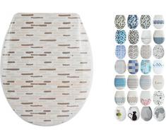 MSV Asiento WC, Multicolor, 45.5x37x5 cm, 28 Unidades