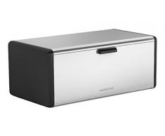 Morphy Richards Equip - Panera con tabla de cortar, color plateado