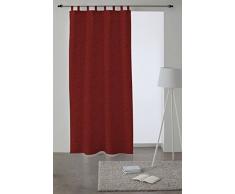 Martina Home Cortina con trabillas modelo Levante - 140 x 260 cm - color Teja