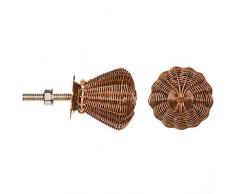 Darice Pomo de Armario Heritage Hardware, Metal de Cobre, acrÃlico, 3Â Piezas