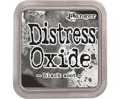 Dayka Trade Ranger Hollín Distress Almohadilla de Tinta de óxido, Material sintético, Negro, 7,5 x 7,5 x 1,9 cm