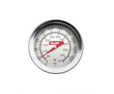IBILI Termómetro de Alimentos con Sonda, Acero Inoxidable, Plateado/Blanco, 14 x 30 x 30 cm