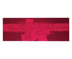 Laroom Alfombra, Vinylic Flooring PVC-Antislip, Rojo