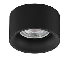 Maclean MCE457 B/B LÃ¡mpara empotrada en el techo con casquillo GU5.3 MR16 para bombillas LED y halÃ³genas de hasta 35W 70x40mm Foco empotrado Aluminio Redondo Negro