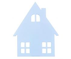 Lampara de pared infantil Casita (Azul)