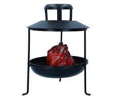 Aktive 35978 - Estufa decorativa LED, efecto brasas, luz LED, Ã22x30 cm, estufa pilas 3 AA (no incluidas), estructura de metal, Chimenea decoración, Ambients