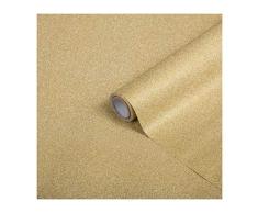 d-c-fix vinilo adhesivo muebles oro brillo autoadhesivo impermeable decorativo para cocina, armario, puerta, mesa papel forrar rollo láminas 45 cm x 1,5 m