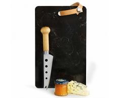 Sagaform Queso Cuchillo de Queso y Tabla, Piedra, 28 x 17 x 12 cm, 2 Unidades de Medida
