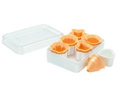 Tescoma Delicia Cortapastas Galletas Tradicional, Amarillo, 22 x 14 x 4,60 cm, 6 Unidades