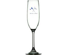 MARINE BUSINESS - WELCOME ON BOARD - COPA CHAMPAGNE ANTIDESLIZANTE, 6 PC