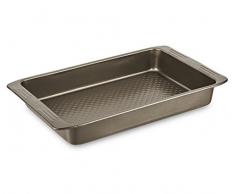 Tefal Bandeja de Horno Easy Grip de Acero marrón, 42 x 25 x 5,1 cm, J1627414