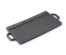 Echtwerk EW-GE-1205, Plancha de Hierro Fundido Antiadherente para casa, Camping o Barbacoa, 37,5 x 23 x 1,5 cm, Iron