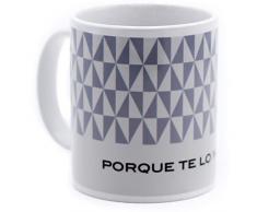 SUSIKO | Taza de Cerámica | Porque Te lo Mereces | Tamaño 8 x 9,5 cm | Para Desayunos, Meriendas y Cenas de tu familia | Packaging de Regalo en Caja Kraft | Color Blanco Brillante