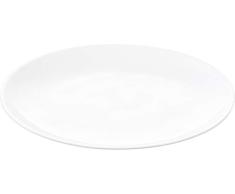 Wilmax WL-991012/A - Plato de postre (porcelana, 18 cm de diÃ¡metro), color blanco