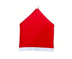 Ogquaton - Silla de Comedor para decoraciÃ³n navideÃ±a, diseÃ±o de PapÃ¡ Noel, Color Rojo