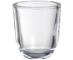 Bolsius - Soporte de Cristal para Velas votivas - 6 Unidades - 6,5 cm - Redondo - Portavelas votivas - Vidrio Transparente - DecoraciÃ³n - Accesorios para el hogar