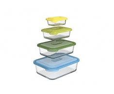 Joseph Joseph Nest cristal almacenamiento de platos, juego de 4, multicolor, Multi/color, 2 piezas