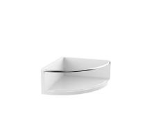 emco Cesta redonda para ducha, color blanco