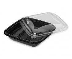 GUILLIN cr0500Â N cartÃ³n Caja de Tapa Cristal antivaho Independiente, plÃ¡stico, Negro, 16Â x 16Â x 5,5Â cm