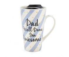 Lesser & Pavey – Dad, Bien Hecho I m Impresionante Taza de Viaje, Color Azul