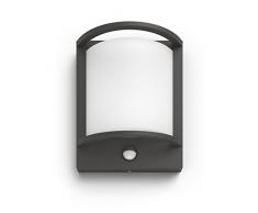 Philips MyGarden Samondra Aplique LED con Sensor de Movimiento para Iluminación Exterior Integrado, 12 W, Antracita 405 x 315 x 256 mm