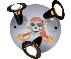 elobra 131466 a + + to S, habitación de los Niños Lámpara, madera, E14, Negro, 30 x 30 x 20 cm