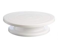 Mason Cash 2007.614 - Soporte giratorio para tartas (28 cm), color blanco