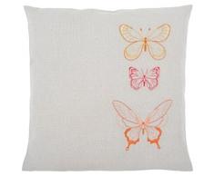 Vervaco de 0156318 Stick Paquete para Stick Cojín pre-Impreso clásica Bordado, algodón, Blanco, 40 x 40 x 0,3 cm