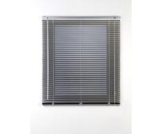 Estores Basic- Persiana Veneciana Aluminio, Plata, 90x175 cm
