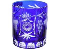 Nachtmann Vaso de Whisky Pur Traube, Azul Cobalto, Cristal de Plomo, 9 cm, Hecho en Alemania, 35894