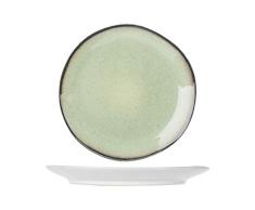 Cosy & Trendy Plato de postre Fez Green-D22,5 Cm-lote de 6