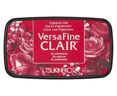 Tsukineko Glamorous Versafine Clair - Almohadilla de Tinta (Material sintÃ©tico, 5,6 x 9,7 x 2,3 cm), Color Rojo