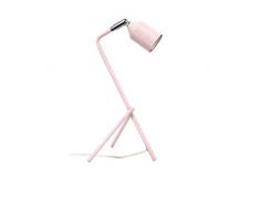 Mathias 3480019 - Lámpara de escritorio, metal, 40 W, rosa, L18 P20 H33,5