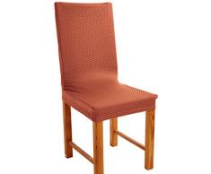 Eysa Sucre Funda de sillas, Tela, Naranja, 32 x 7 x 20 cm, 2 Unidades