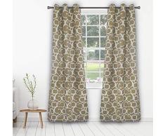 Duck River Textile Rhys Se puede lavar a máquina en agua frÃa, utilizar solo lejÃa sin cloro, secar en secadora a baja temperatura y planchar caliente según sea necesario, multicolor, 38x84 (2 Pieces)