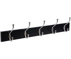 AmazonBasics - Perchero de montaje en pared, Negro