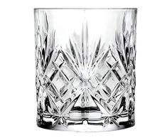 Edzard Vaso para Beber Muse 310ml Juego de 2 Vasos de Agua y de Whisky, Multicolor, Ãnico