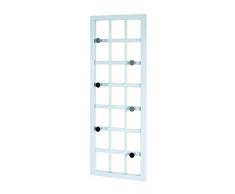 Haku Möbel Armario de Pared, Acero, Cromo Blanco, 4 x 60 x 22 cm
