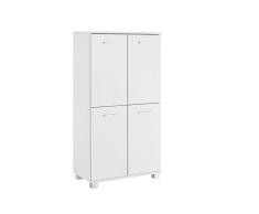 Schildmeyer Lumo Aparador 135278, Material de Madera, Blanco, 116,9x59,8x32,6 cm