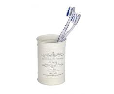 Wenko Vaso para cepillos de Dientes Home, Color Crema