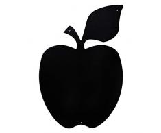 Kalamitica Diseño de Manzana Pizarra magnética, Acero, Antracita, 56x38x0,12 cm