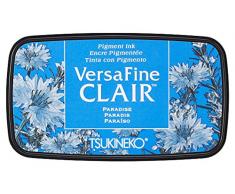 Tsukineko paraÃ­so VersaFine Almohadilla de Tinta Clair, Material sintÃ©tico, Color Azul, 5,6 x 9.7 x 2.3 cm, 5.6 x 9.7 x 2.3 cm