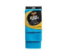 Meguiars Clarity Glass Towel X210300 Toalla de Microfibra para Cristales, 40,6cm x 40,6cm, Azul