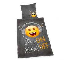 Herding Juego de Ropa de Cama, 100% algodón, Reforzado, Gris, Talla única