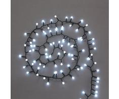 E = m6 5eex943bc guirnalda cerezas con 200 bombillas LED plástico/PVC blanco