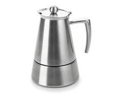 Lacor Hyperluxe Â Cafetera 4 Tazas, Plata