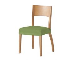 Martina Home Tunez - Funda para Silla, Tela, Funda silla asiento, Verde, 24 x 30 x 6 cm, 2 Unidades
