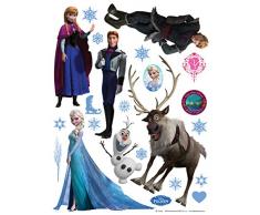 AG Diseño DKS 1082 Disney Frozen, la Reina de Hielo, Pegatinas de Pared, 30 x 30 cm â 1 Notebook, Papel, Colorful, 30 x 30 cm