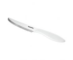 Tescoma Presto Cuchillo de Mesa, Acero Inoxidable, Blanco, 29.5x12x1.8 cm, 6 Unidades