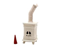 Dekohelden24 Horno para ahumar, cerÃ¡mica, 20 cm, Color Blanco